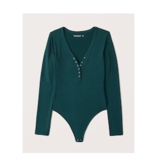 Abercrombie & Fitch Henley Bodysuit - Picture 1 of 3